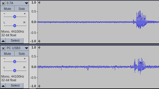 electret microphone preamp recording high noise